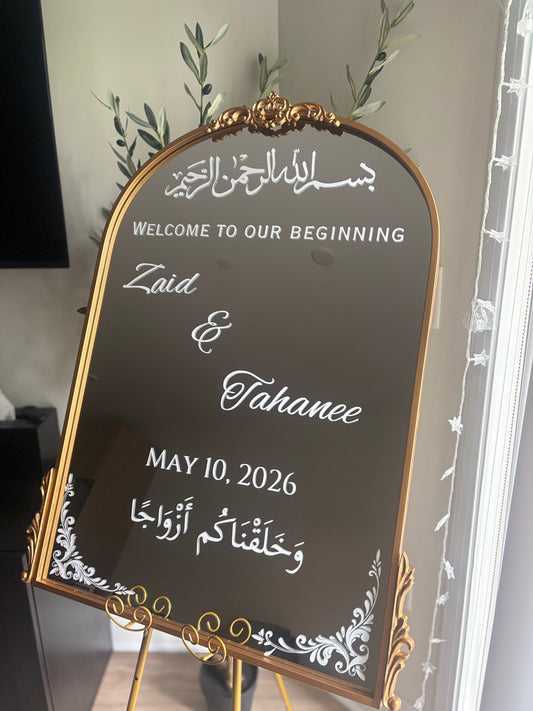 Welcome Sign Mirror