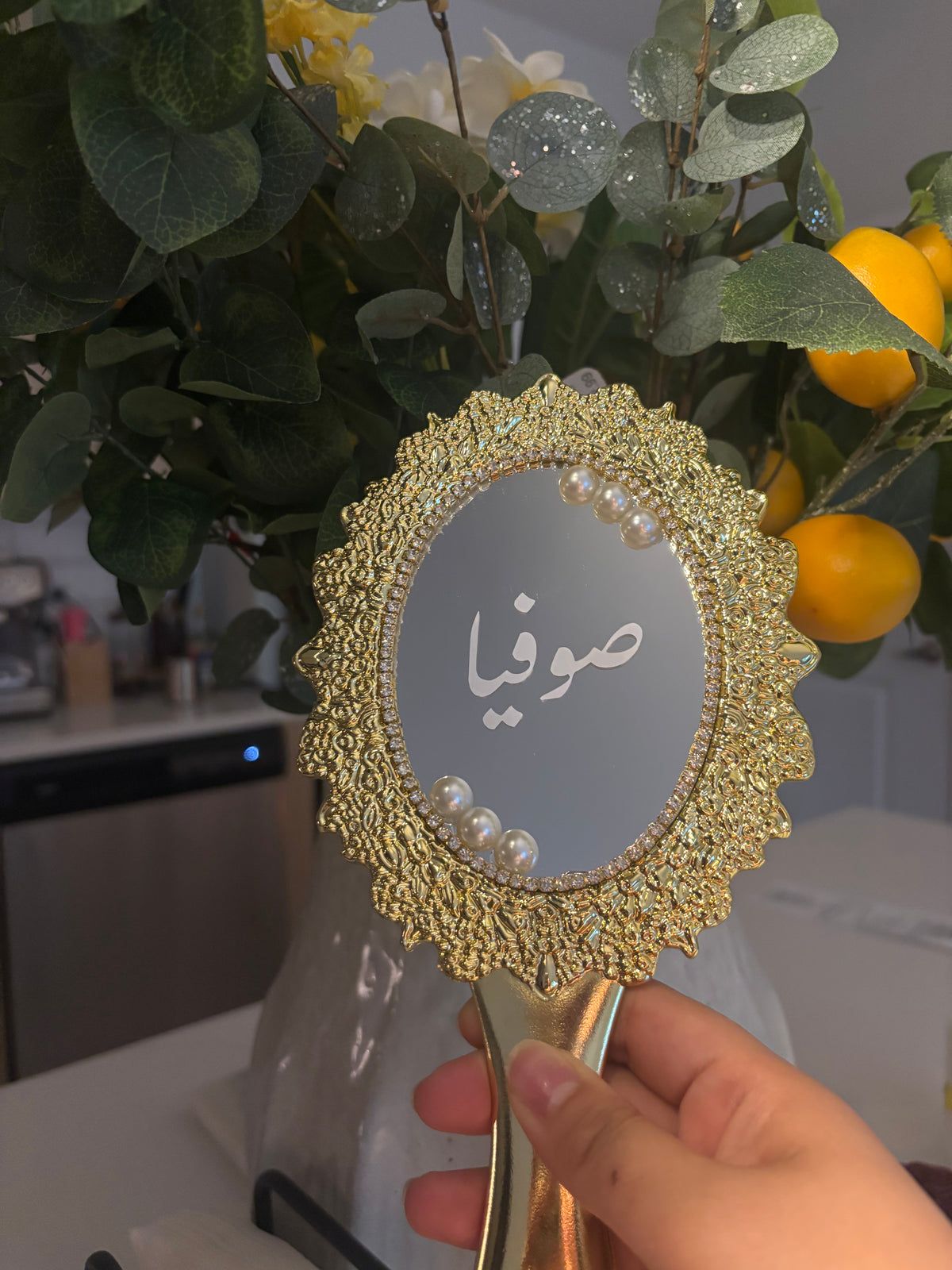 Bridal Handheld Mirror